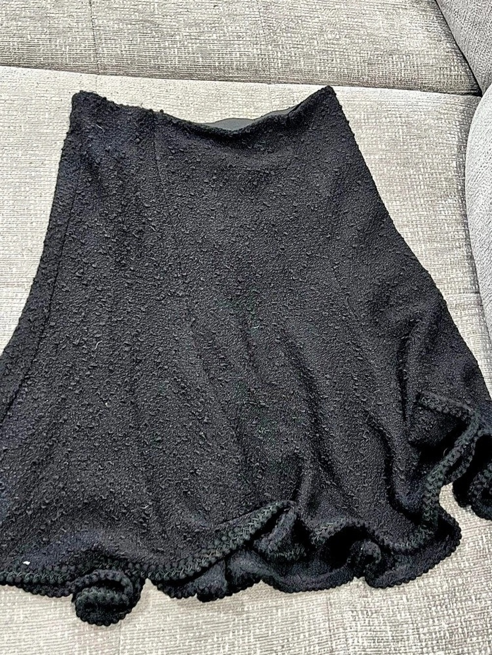 Nanette Lepore Textured Bouclé Flared Mini Skirt